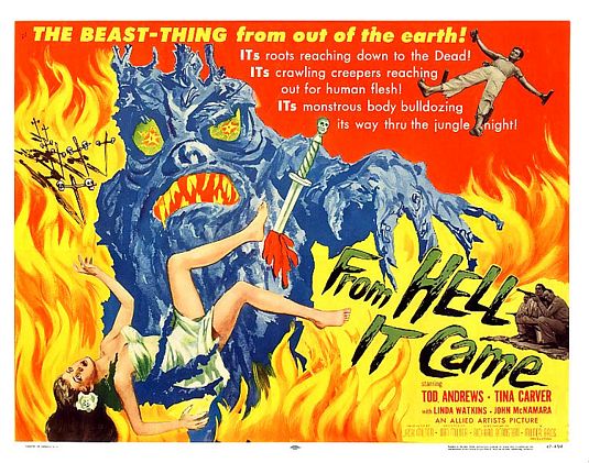 the movie poster: From Hell It Came (1957)