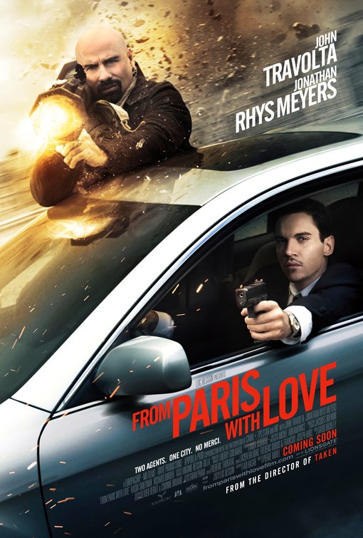 1000 piece jigsaw puzzle for the movie poster: From Paris with Love (2010) ver5