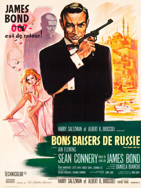 1000 piece jigsaw puzzle for the movie poster: From Russia With Love (1963) ver12