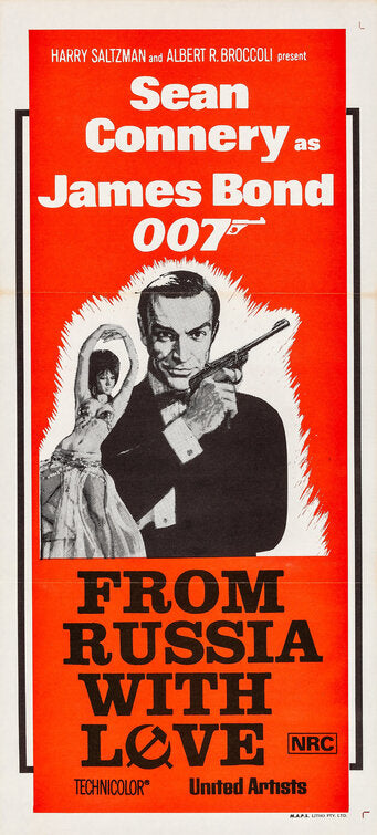 1000 piece jigsaw puzzle for the movie poster: From Russia With Love (1963) ver15