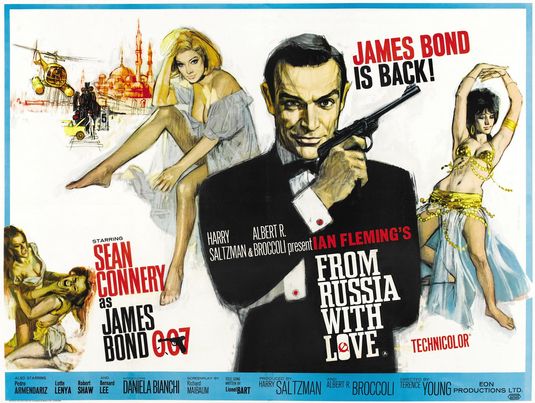 1000 piece jigsaw puzzle for the movie poster: From Russia With Love (1963) ver3