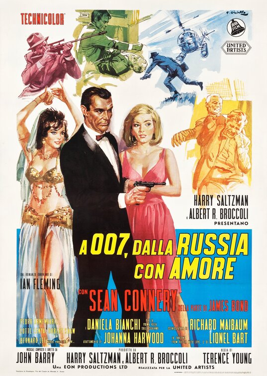 1000 piece jigsaw puzzle for the movie poster: From Russia With Love (1963) ver9