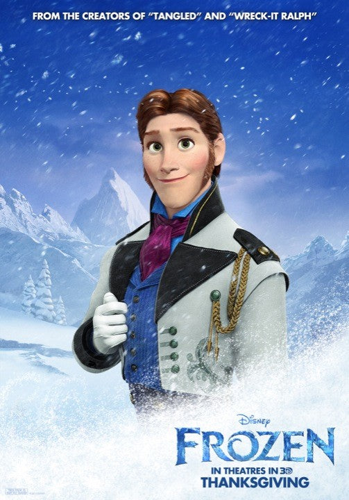 1000 piece jigsaw puzzle for the movie poster: Frozen (2013) ver13