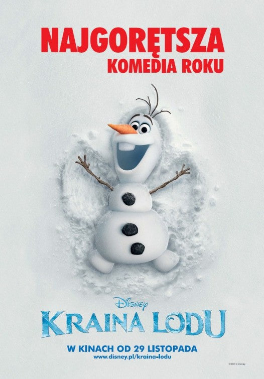 1000 piece jigsaw puzzle for the movie poster: Frozen (2013) ver19