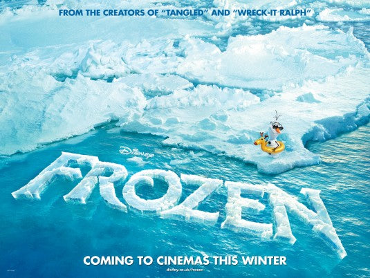 1000 piece jigsaw puzzle for the movie poster: Frozen (2013) ver5