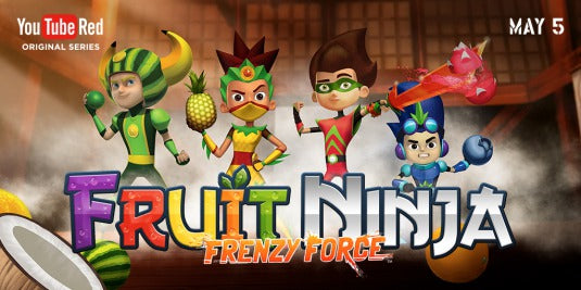 1000 piece jigsaw puzzle for tv poster: Fruit Ninja: Frenzy Force