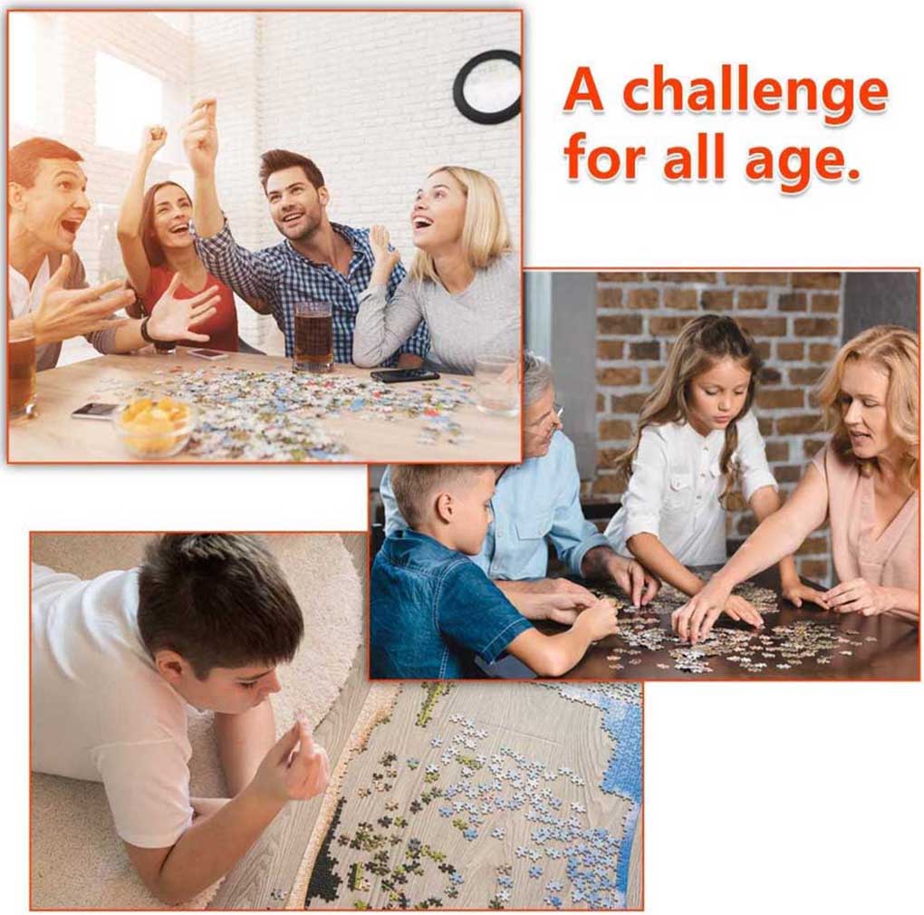 jigsaw puzzle - a challenge for all age.