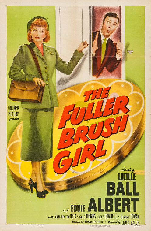 1000 piece jigsaw puzzle for the movie poster: The Fuller Brush Girl (1950)