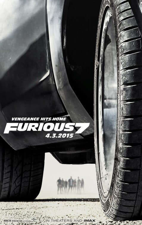 1000 piece jigsaw puzzle for the movie poster: Furious 7 (2015) ver2
