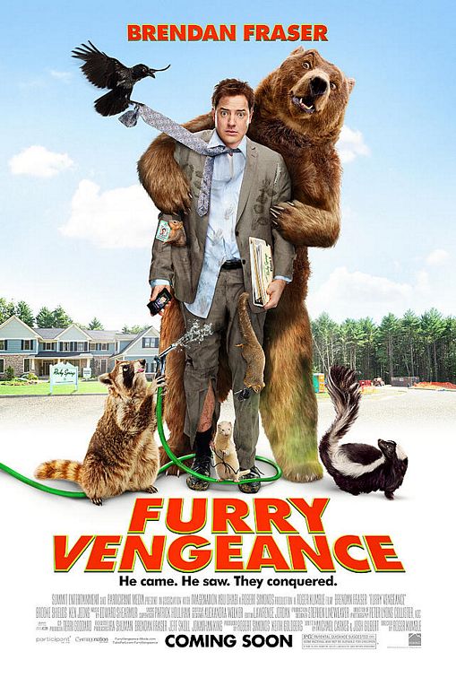 1000 piece jigsaw puzzle for the movie poster: Furry Vengeance (2010)