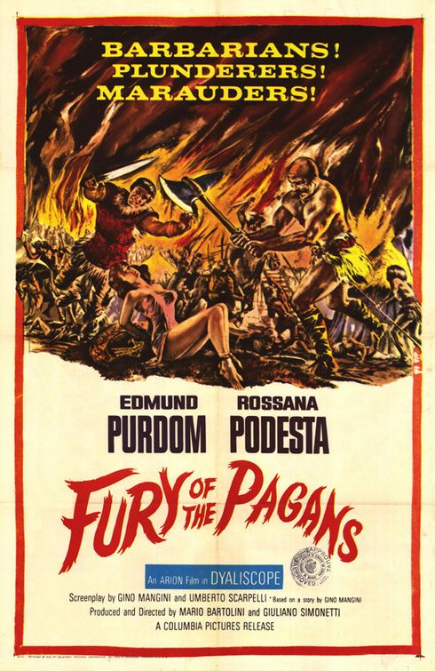 the movie poster: Fury of the Pagans (1963)