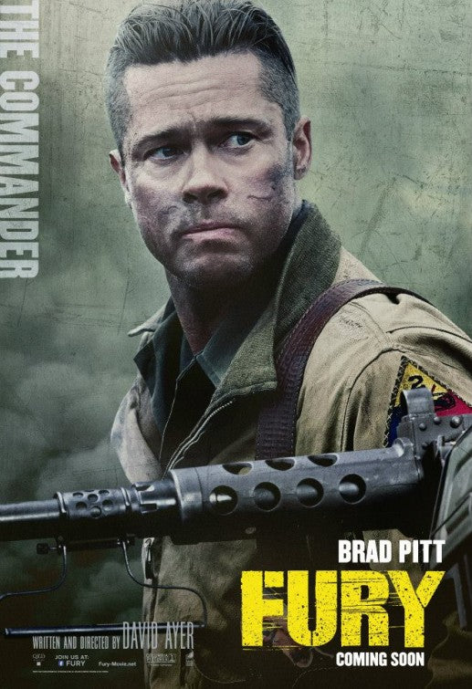 1000 piece jigsaw puzzle for the movie poster: Fury (2014) ver9