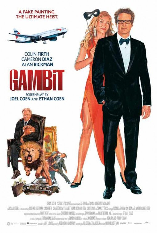 1000 piece jigsaw puzzle for the movie poster: Gambit (2013) ver6