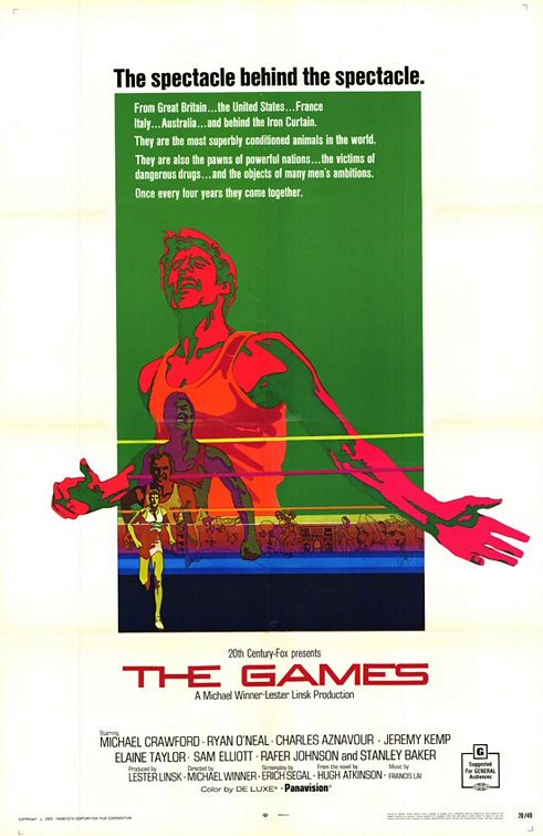the movie poster: The Games (1970)