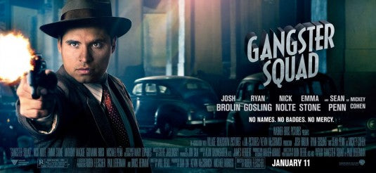 1000 piece jigsaw puzzle for the movie poster: Gangster Squad (2013) ver15