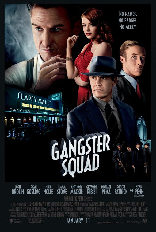 1000 piece jigsaw puzzle for the movie poster: Gangster Squad (2013) ver16