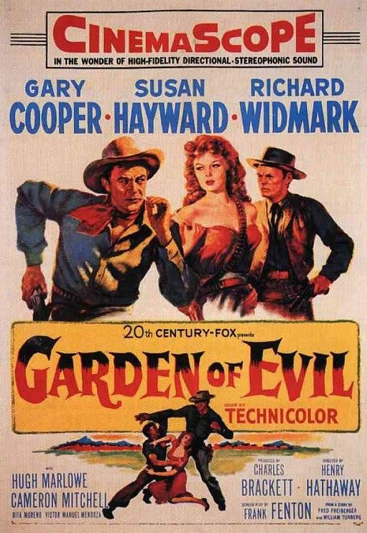the movie poster: Garden of Evil (1954)
