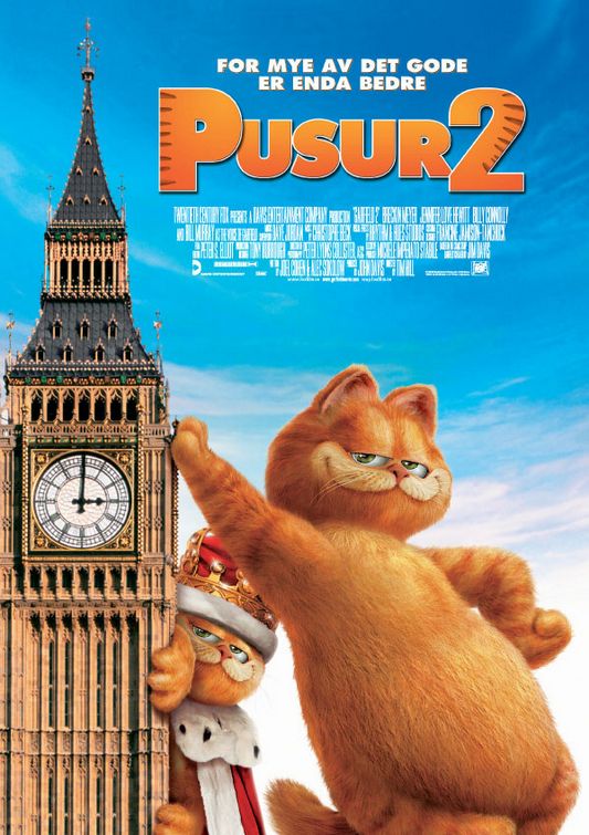 the movie poster: Garfield: A Tail of Two Kitties (2006) ver5