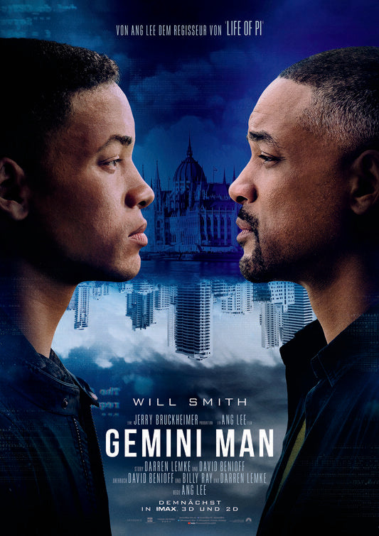 1000 piece jigsaw puzzle for the movie poster: Gemini Man (2019) ver3