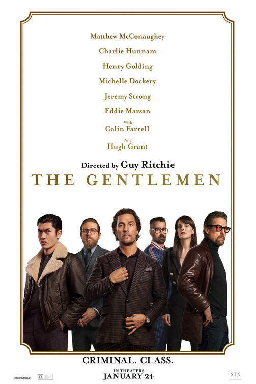 1000 piece jigsaw puzzle for the movie poster: The Gentlemen (2020) ver15