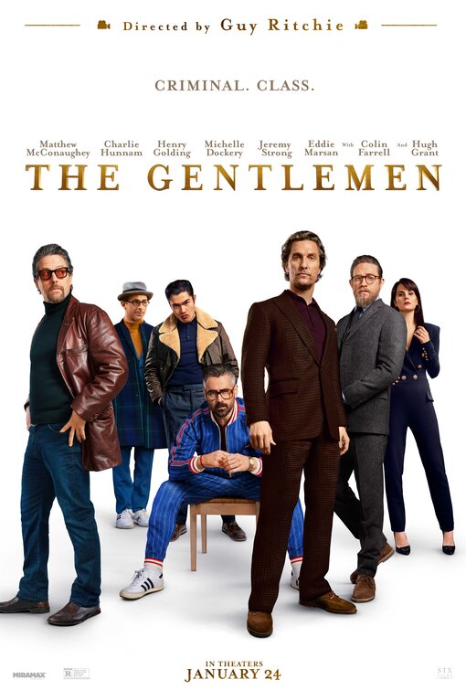 1000 piece jigsaw puzzle for the movie poster: The Gentlemen (2020) ver8