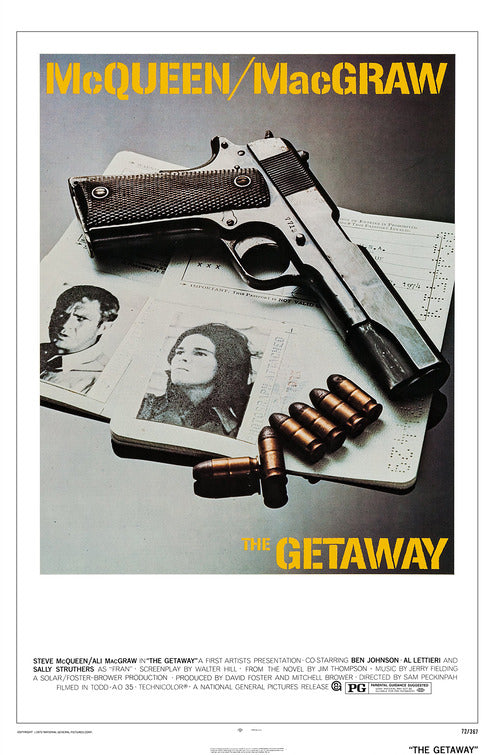 the movie poster: The Getaway (1972)