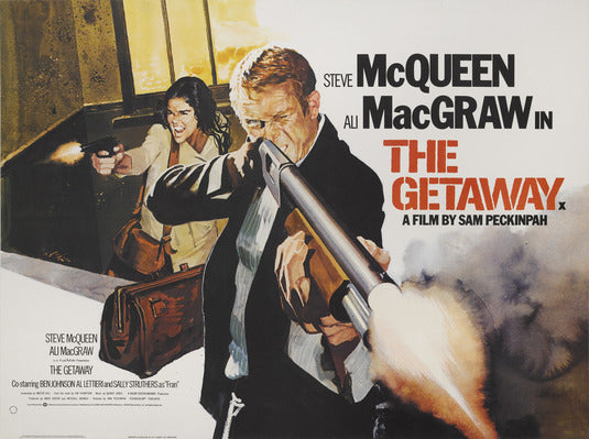 the movie poster: The Getaway (1972) ver2