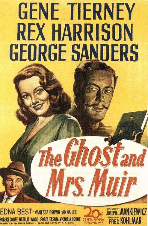 the movie poster: The Ghost and Mrs. Muir (1947)