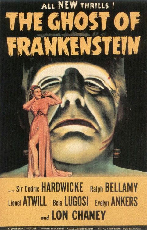 the movie poster: The Ghost of Frankenstein (1942)
