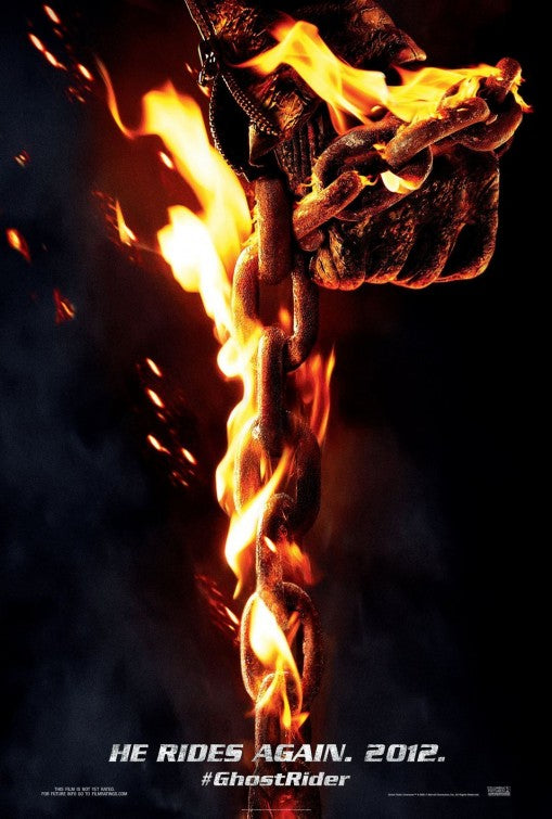 1000 piece jigsaw puzzle for the movie poster: Ghost Rider: Spirit of Vengeance (2012)