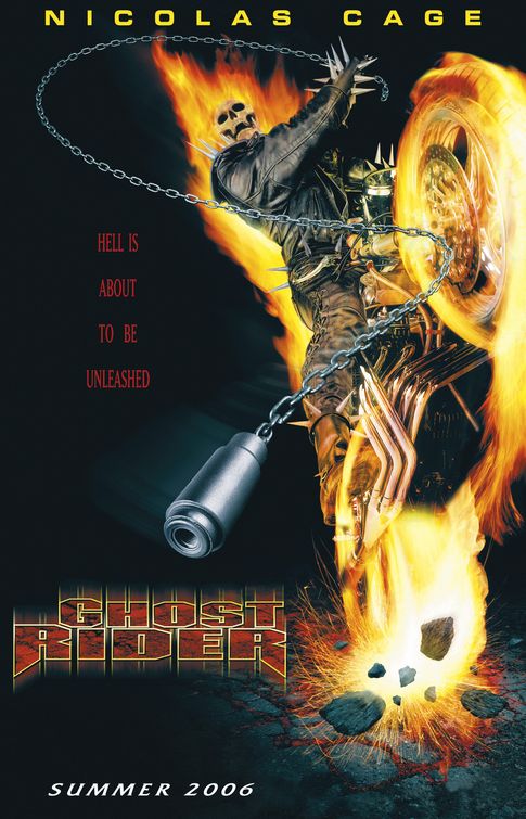 the movie poster: Ghost Rider (2007) ver2