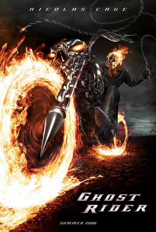 the movie poster: Ghost Rider (2007) ver6