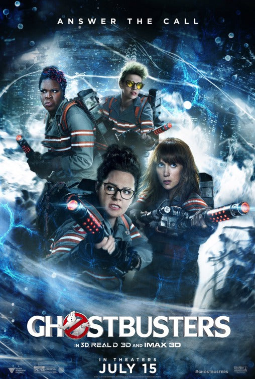 1000 piece jigsaw puzzle for the movie poster: Ghostbusters (2016) ver12