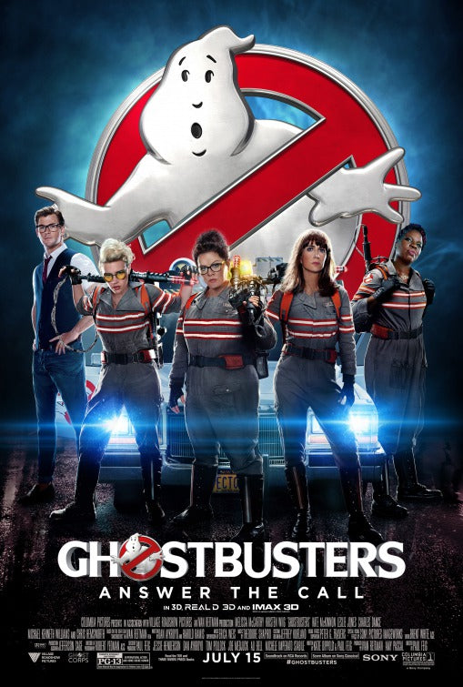1000 piece jigsaw puzzle for the movie poster: Ghostbusters (2016) ver8