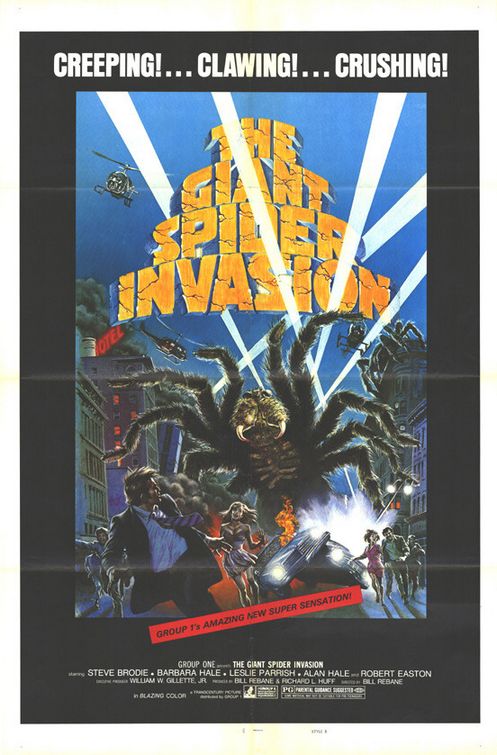 the movie poster: The Giant Spider Invasion (1975)