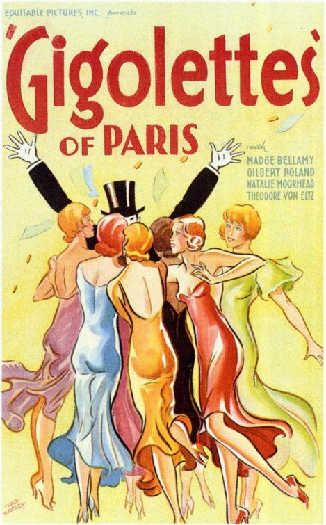 1000 piece jigsaw puzzle for the movie poster: Gigolettes of Paris (1933)