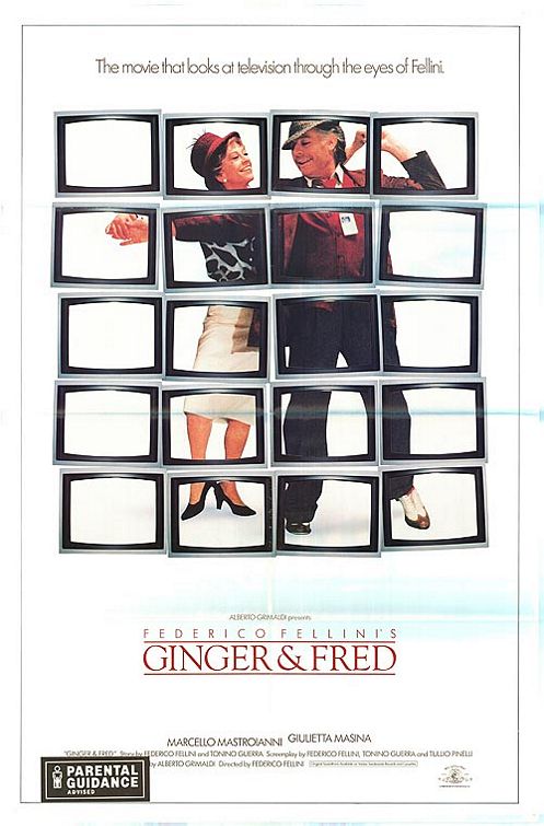 1000 piece jigsaw puzzle for the movie poster: Ginger and Fred (1986)