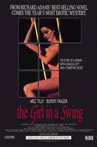 the movie poster: The Girl in a Swing (1989)