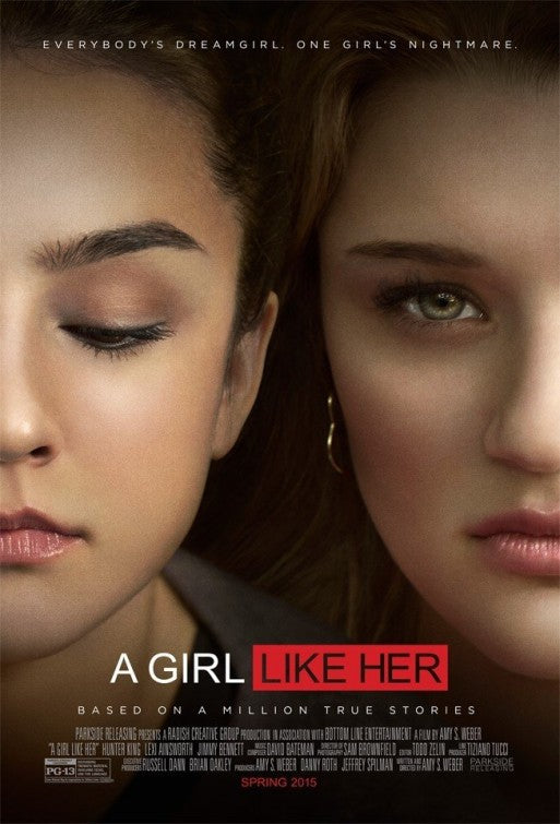 1000 piece jigsaw puzzle for the movie poster: A Girl Like Her (2015)