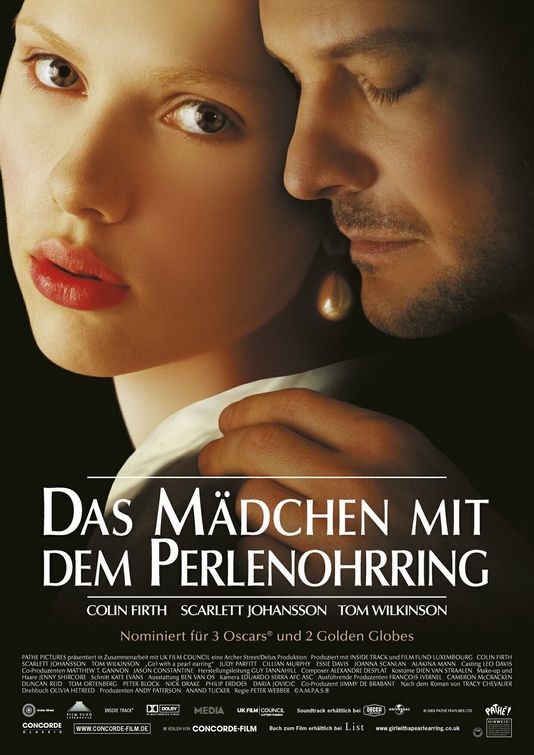 the movie poster: Girl With a Pearl Earring (2003) ver2