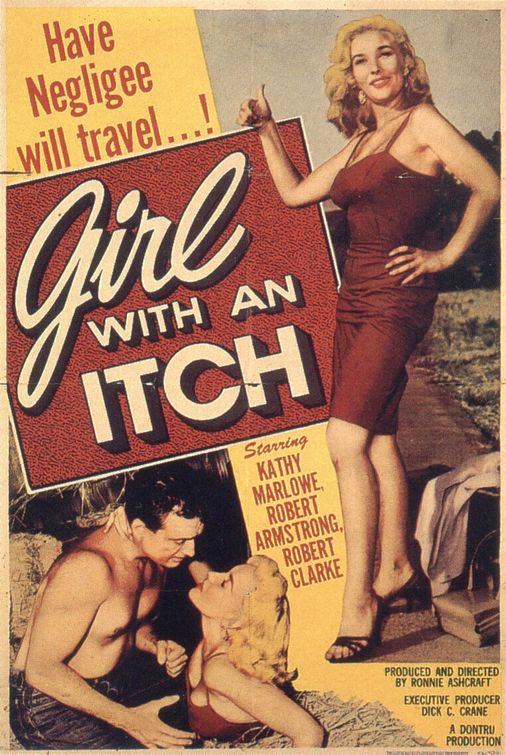 the movie poster: Girl with an Itch (1958)
