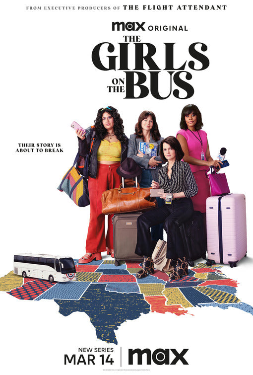 1000 piece jigsaw puzzle for tv poster: The Girls on the Bus