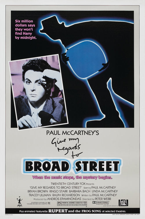 the movie poster: Give My Regards to Broad Street (1984)