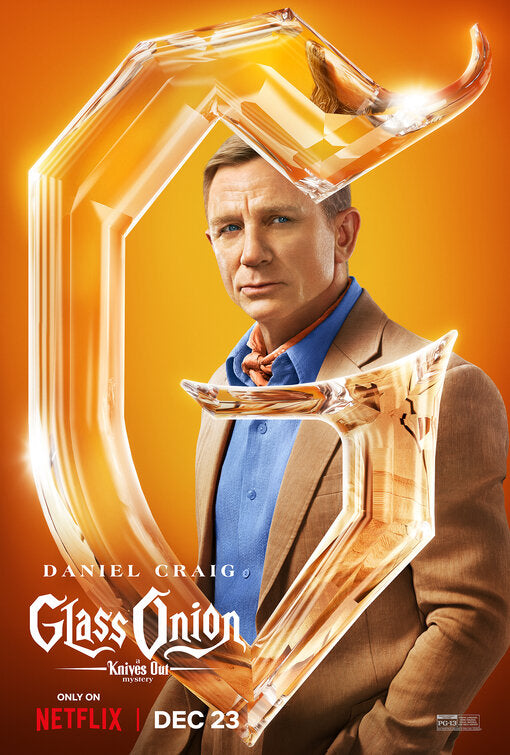 1000 piece jigsaw puzzle for the movie poster: Glass Onion: A Knives Out Mystery (2022) ver12