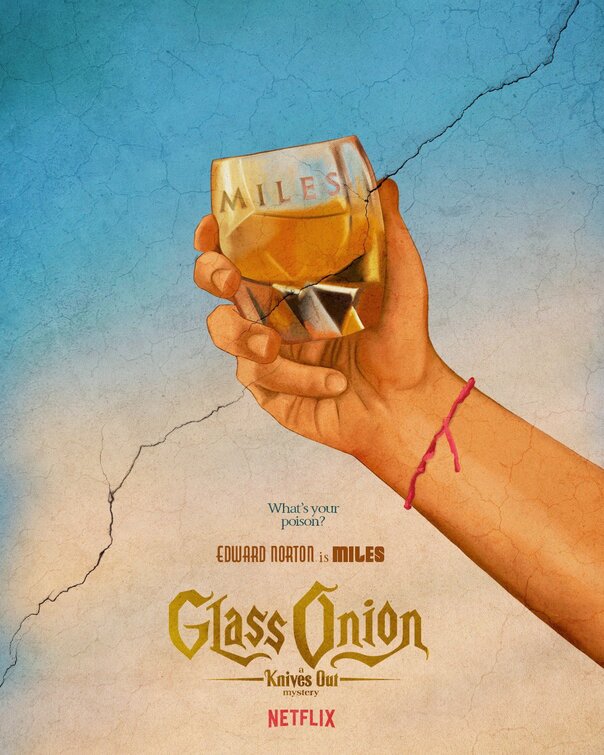 1000 piece jigsaw puzzle for the movie poster: Glass Onion: A Knives Out Mystery (2022) ver22