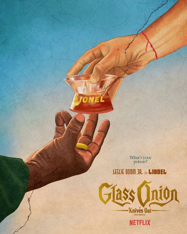 1000 piece jigsaw puzzle for the movie poster: Glass Onion: A Knives Out Mystery (2022) ver24