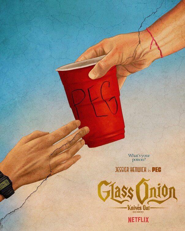 1000 piece jigsaw puzzle for the movie poster: Glass Onion: A Knives Out Mystery (2022) ver26