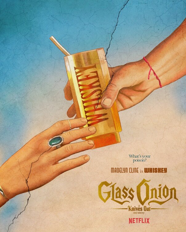 1000 piece jigsaw puzzle for the movie poster: Glass Onion: A Knives Out Mystery (2022) ver28
