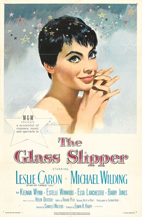 1000 piece jigsaw puzzle for the movie poster: The Glass Slipper (1955)