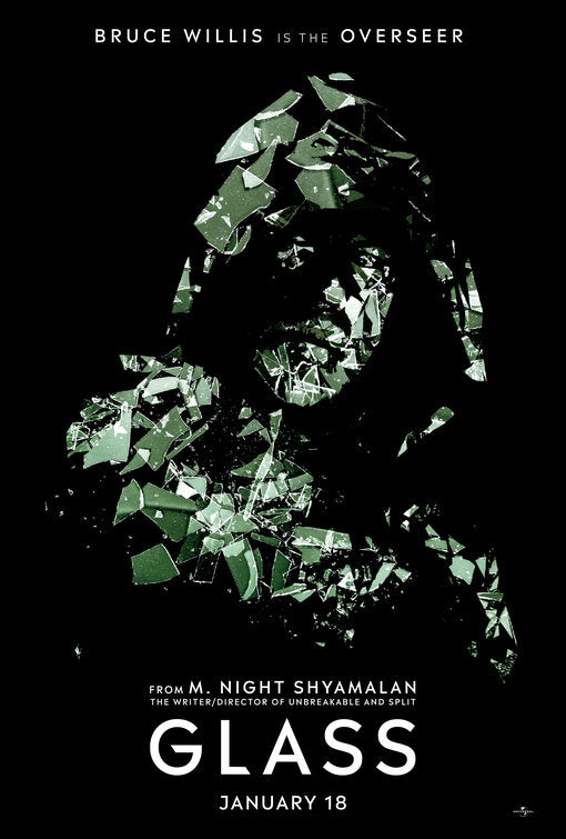 1000 piece jigsaw puzzle for the movie poster: Glass (2019) ver21